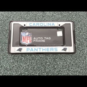 Carolina Panthers license plate frame